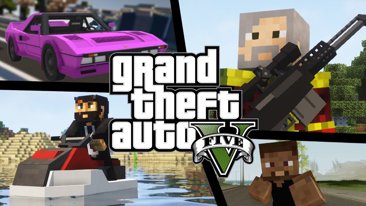 Transforme seu Minecraft em GTA V